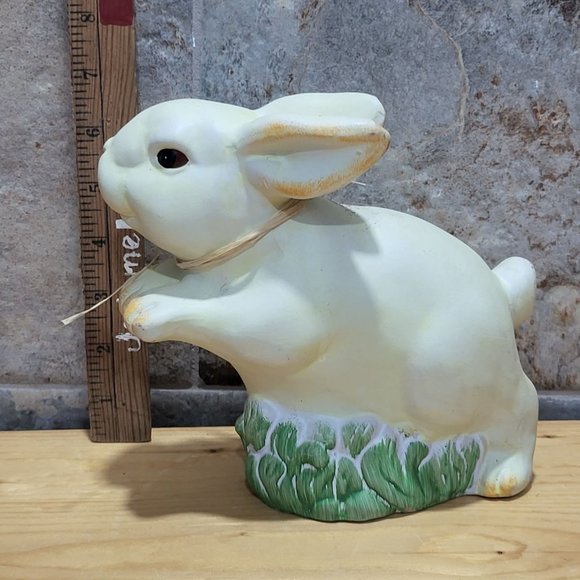 VTG Leaping Bunny Rabbit Figurine Easter Decor - Picture 7 of 11
